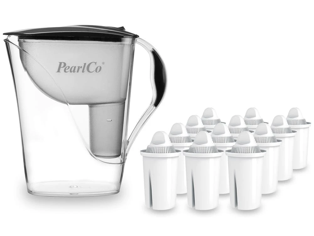 Wasserfilter Fashion Anthrazit Inkl. 12 Universal Filterkartuschen 1 Wasserfilter Fashion Anthrazit Inkl. 12 Universal Filterkartuschen