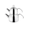 VIVIANA DELUX Teekannen-Set Größe S, Für Viele Herdtypen, Rostfrei, Ergonomisch