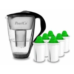 Glas-Wasserfilter Schwarz Inkl. 12 Alkaline Filterkartuschen -Siemens Store 42a87663 c536 4895 9eb3 599d1e1c9c5d