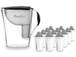 Wasserfilter Fashion Anthrazit Inkl. 12 Protect+ Filterkartuschen