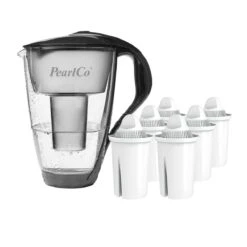 Glas-Wasserfilter Schwarz Inkl. 6 Universal Filterkartuschen 11 Glas-Wasserfilter Schwarz Inkl. 6 Universal Filterkartuschen -Siemens Store 53a5eab6 570a 4c57 b092 6f786bc4a645