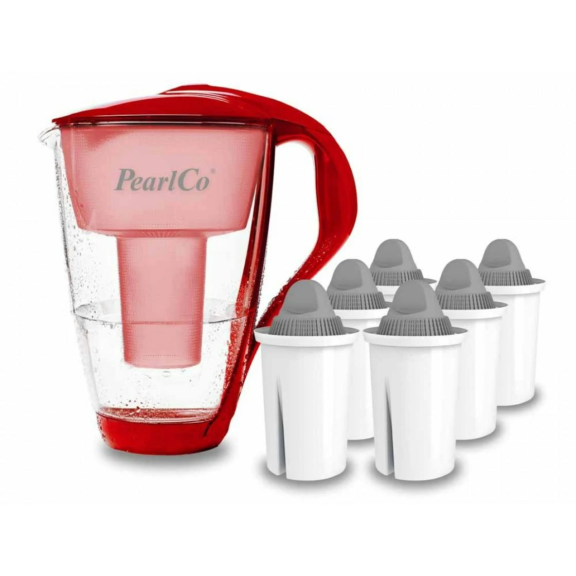 Glas-Wasserfilter Weiß Inkl. 6 Protect+ Filterkartuschen 5 Glas-Wasserfilter Weiß Inkl. 6 Protect+ Filterkartuschen – Bild 5