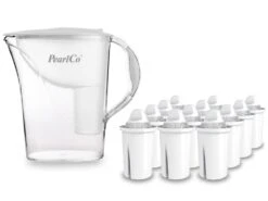 Wasserfilter Standard Weiß Inkl. 12 Universal Filterkartuschen