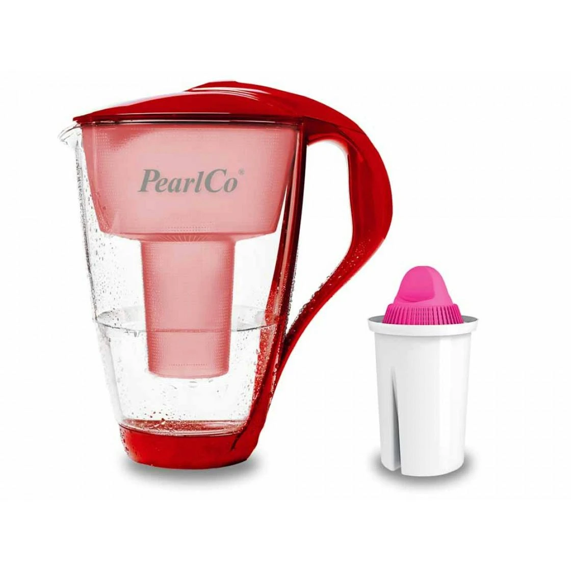 Glas-Wasserfilter Weiß Inkl. 1 AquaMag Filterkartusche 3 Glas-Wasserfilter Weiß Inkl. 1 AquaMag Filterkartusche – Bild 3