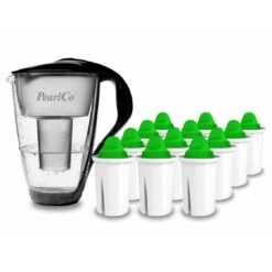 Glas-Wasserfilter Anthrazit Inkl. 3 Alkaline Filterkartuschen -Siemens Store a102a545 409b 403b a52b 032b64d32fd6 3