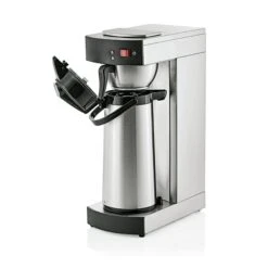WAS Germany - Kaffeemaschine Mit Pumpkanne, 2,2 Ltr., 36 X 19,5 X 52,5 Cm, Chromnickelstahl (2600220)