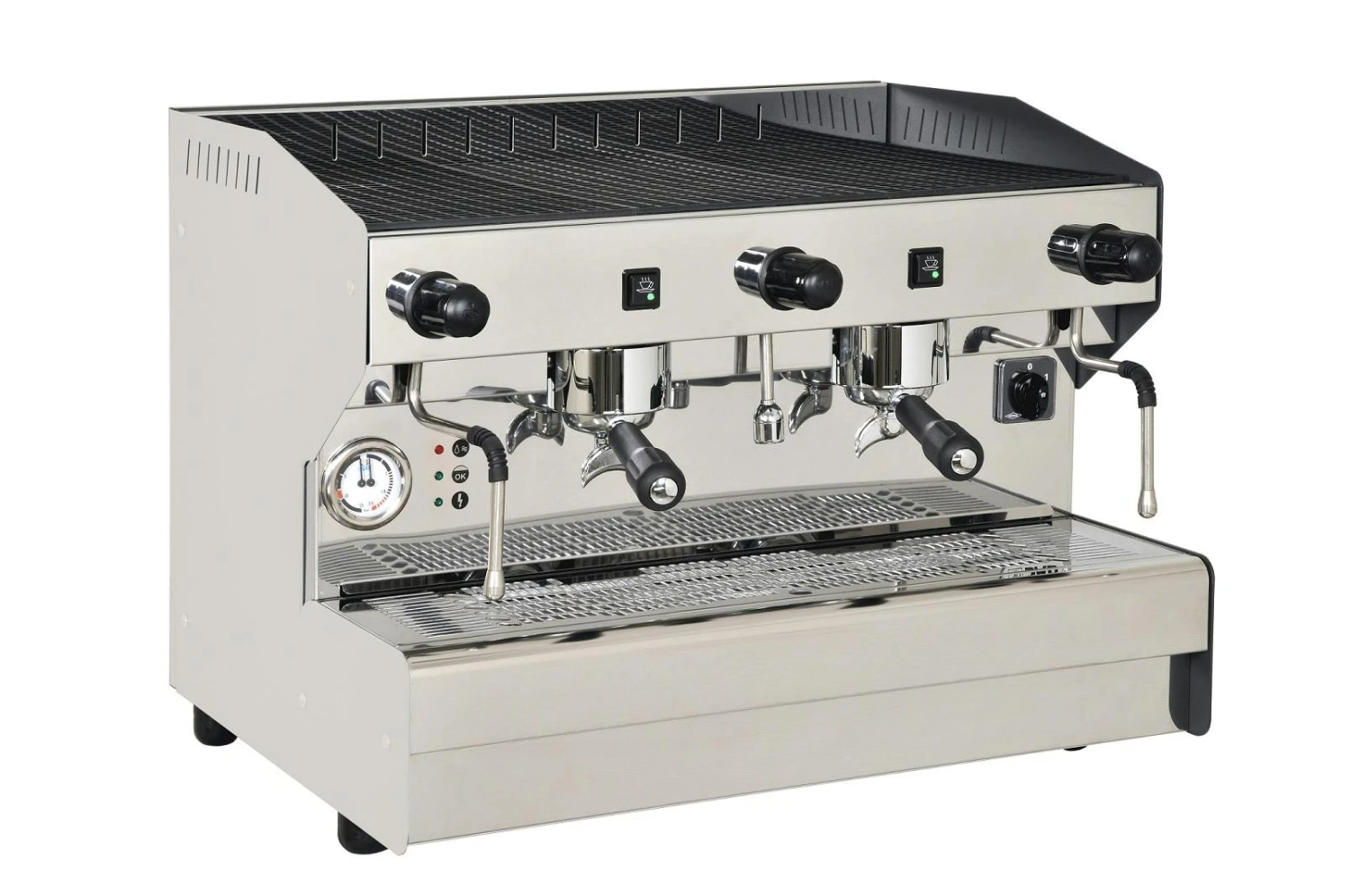 Siebträger - Espressomaschine BAROSSI Speciale 1 Gr. Semi-Autom. - Edelstahlausführung 4 Siebträger - Espressomaschine BAROSSI Speciale 1 Gr. Semi-Autom. - Edelstahlausführung – Bild 4