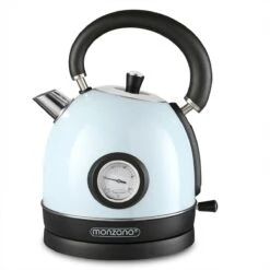 Monzana Wasserkocher Retro BPA Frei Blau